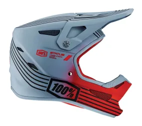 100% Status Helmet - Youth - Caltec-Gray