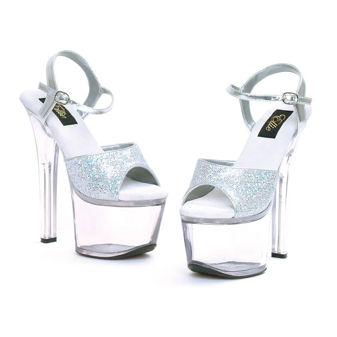 7" Glitter Flirt Stiletto Platform (ES711-Flirt-G)