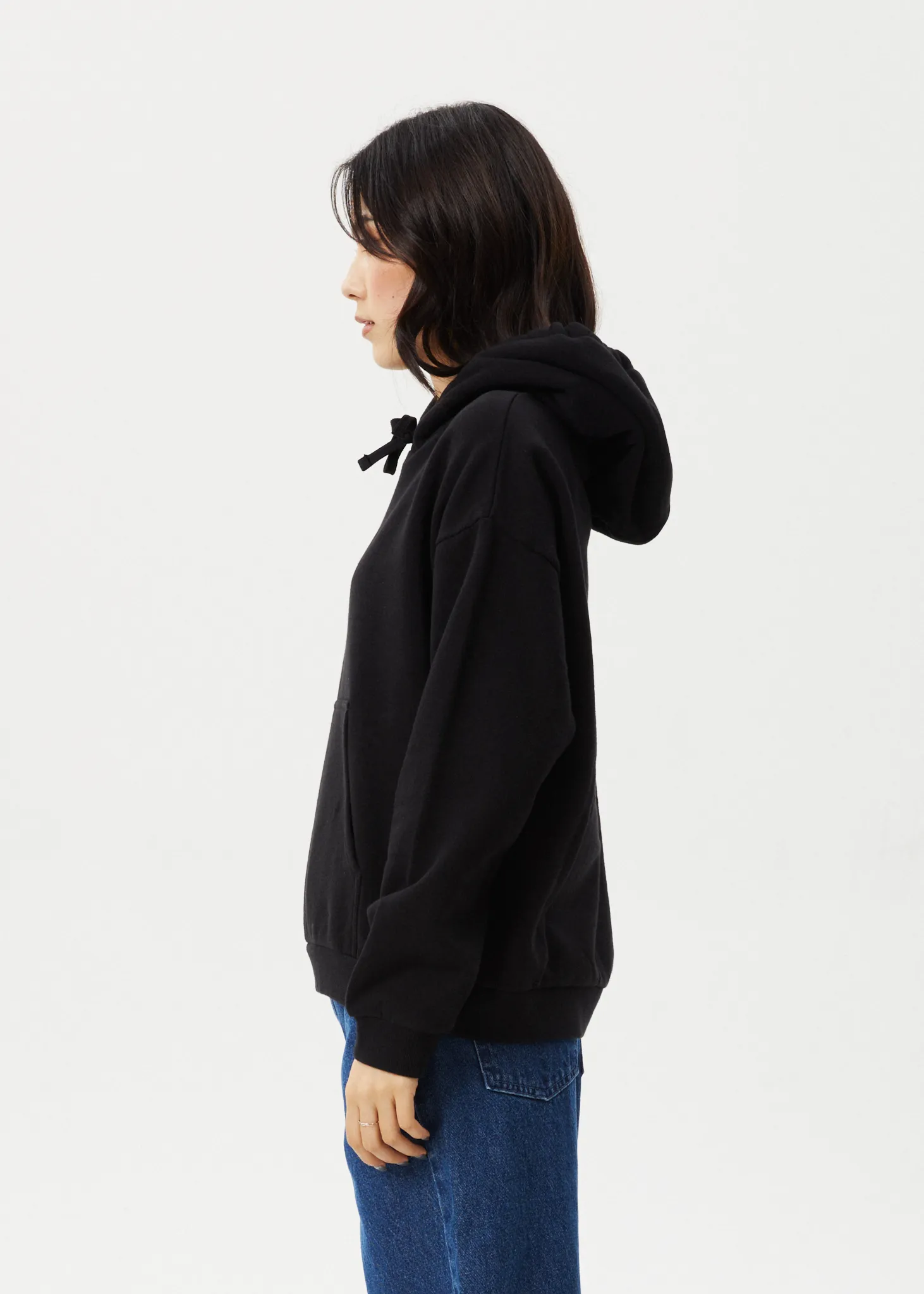 AFENDS Womens Burning - Pull On Hood - Black