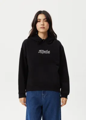 AFENDS Womens Burning - Pull On Hood - Black