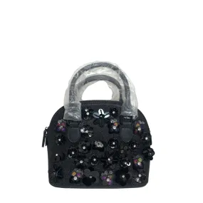 ALDO Black Floral Glitter Satchel | Brand New |