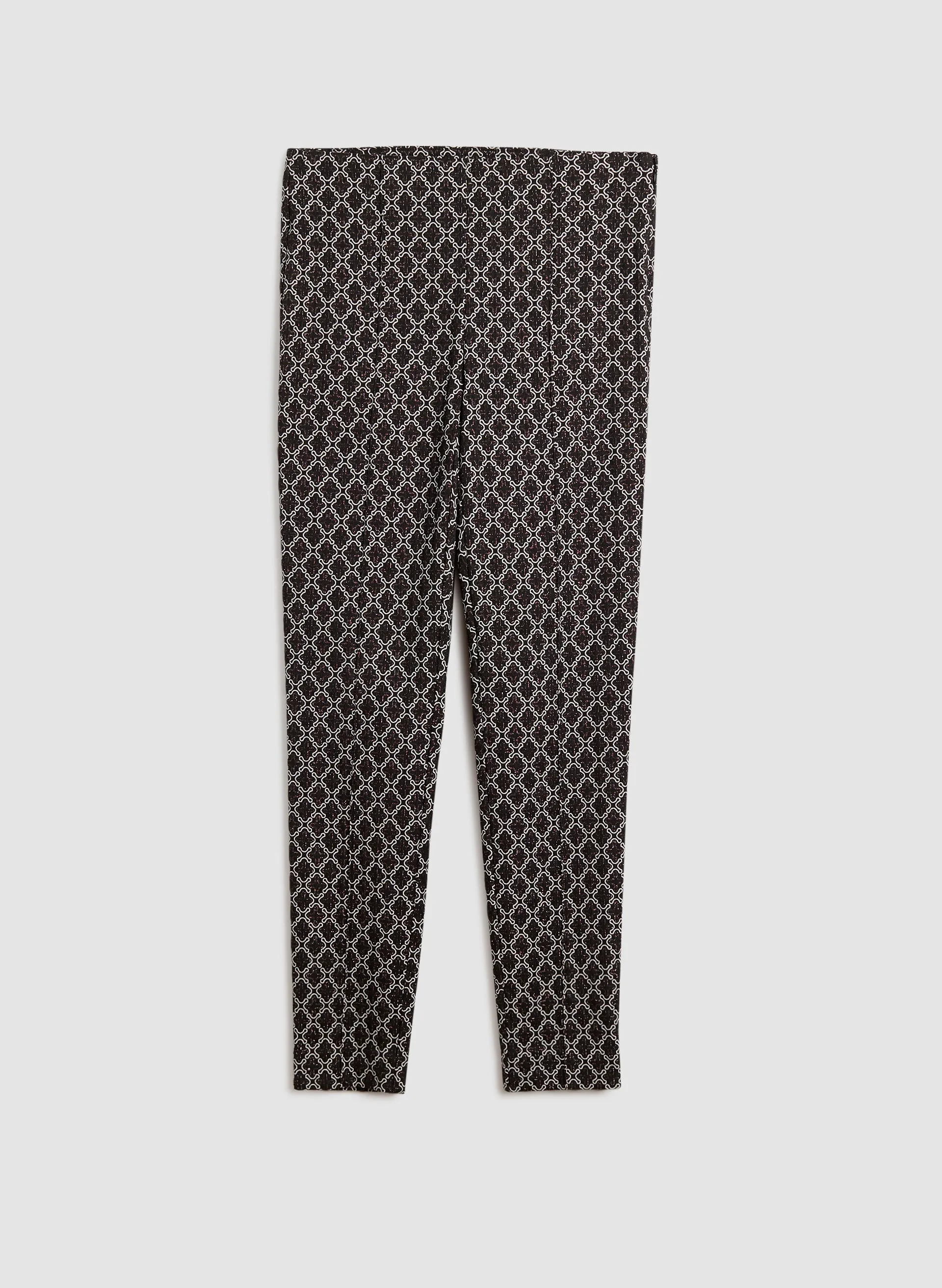 Amber Jacquard Pull-On Pants