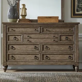 Americana Farmhouse 615-BR31 9 Drawer Dresser