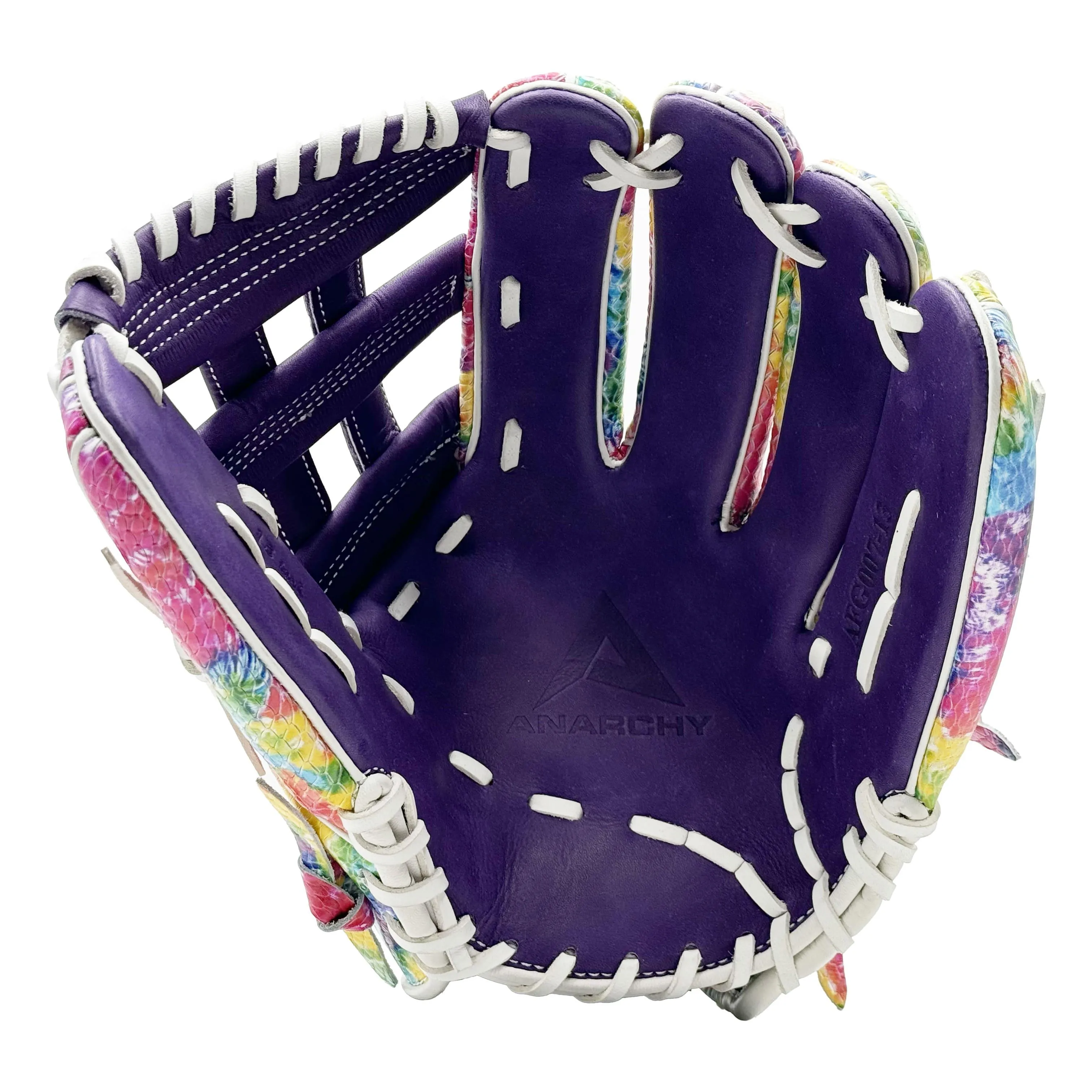 Anarchy Kip Leather Premium Softball Fielding Glove - AFG007 (Tie-Dye)