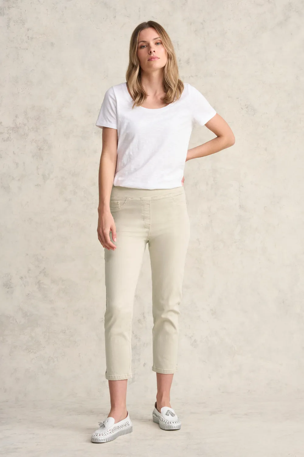 Bengajean 3/4 Slim Leg - Taupe