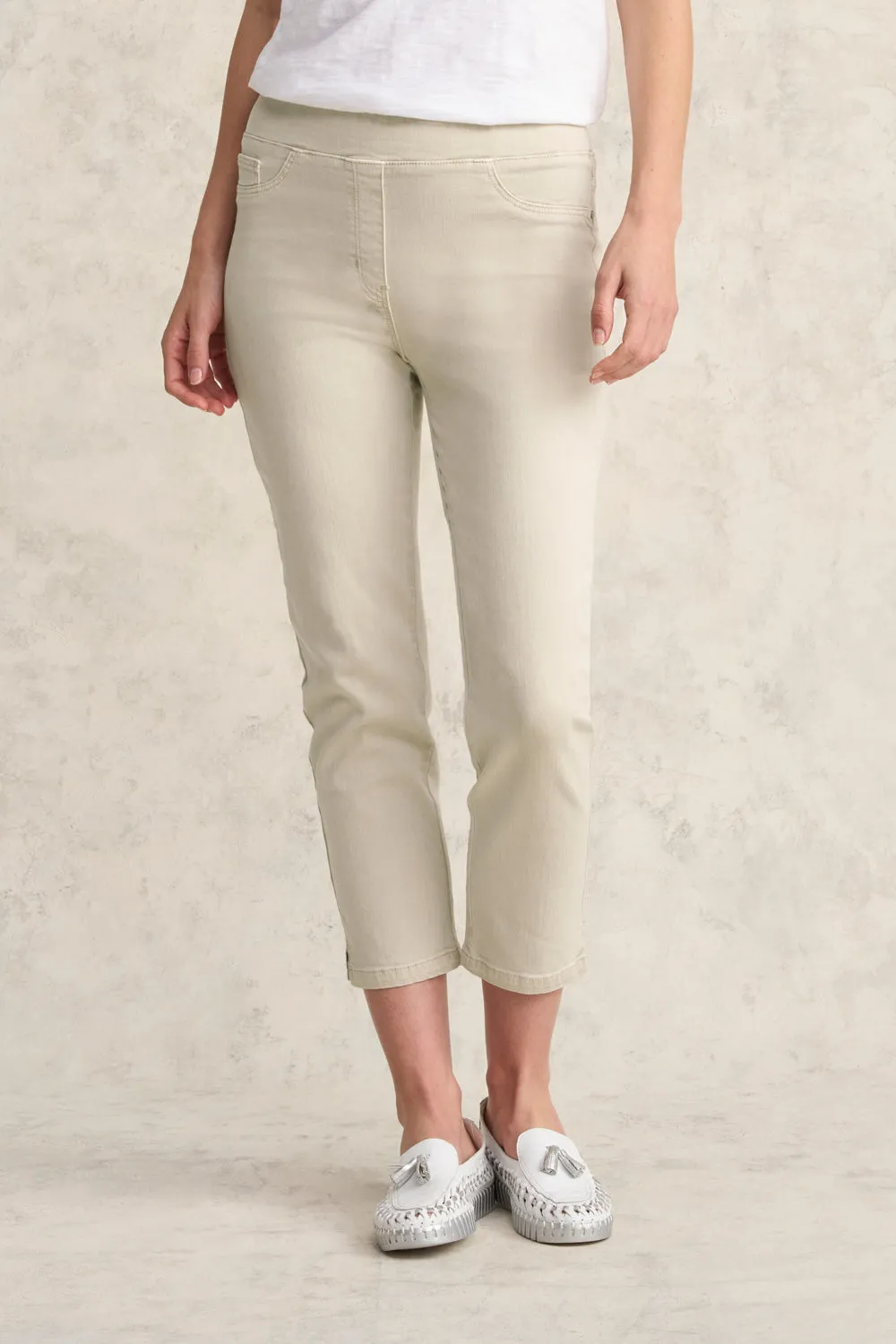 Bengajean 3/4 Slim Leg - Taupe