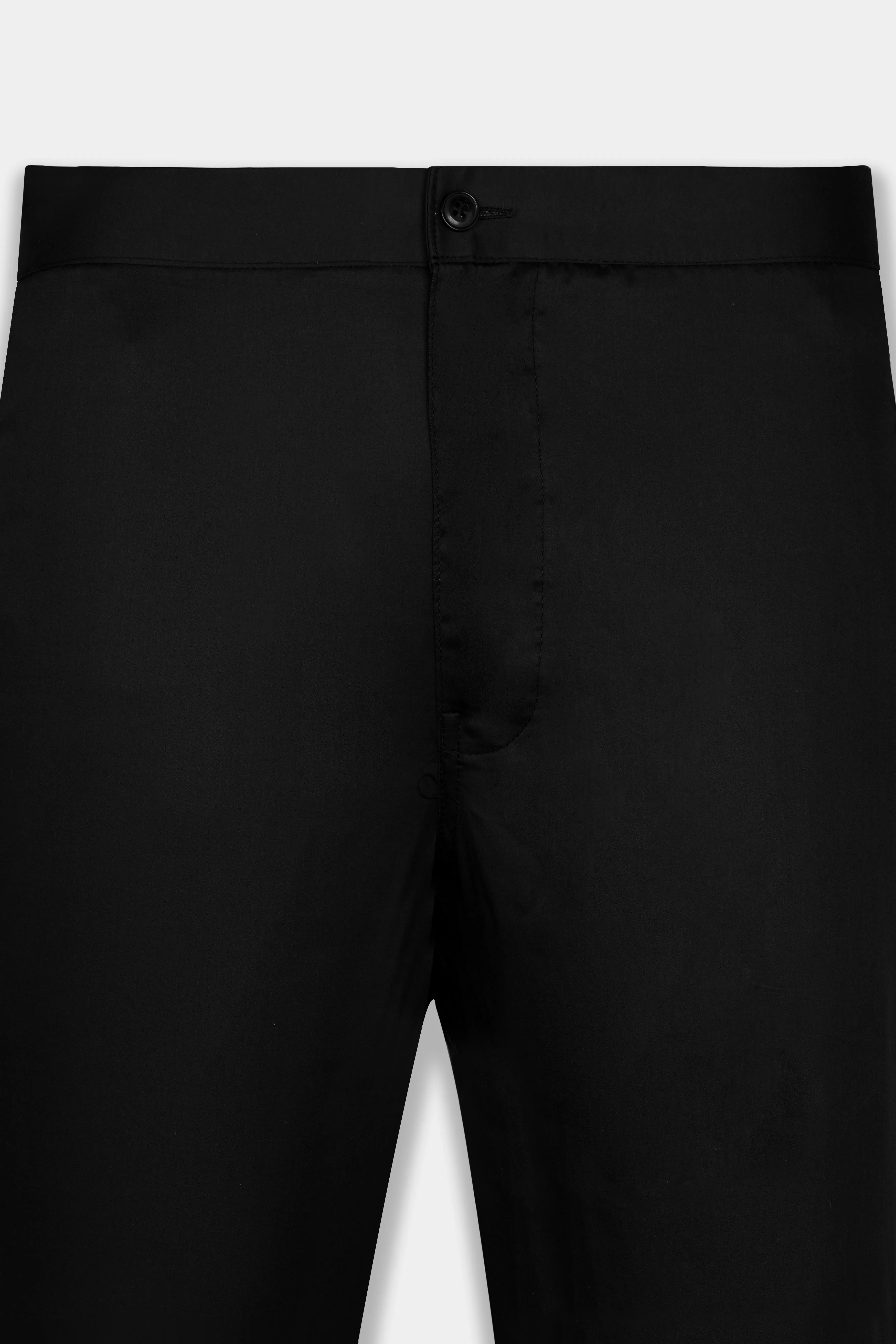 Black Cotton Lounge Pant