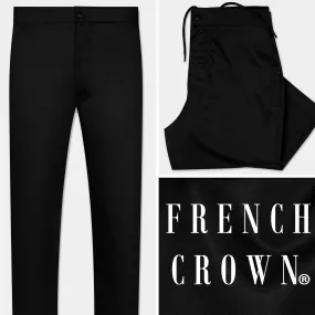 Black Cotton Lounge Pant