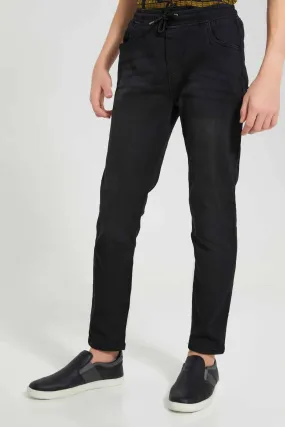 Black Pull-On Jean