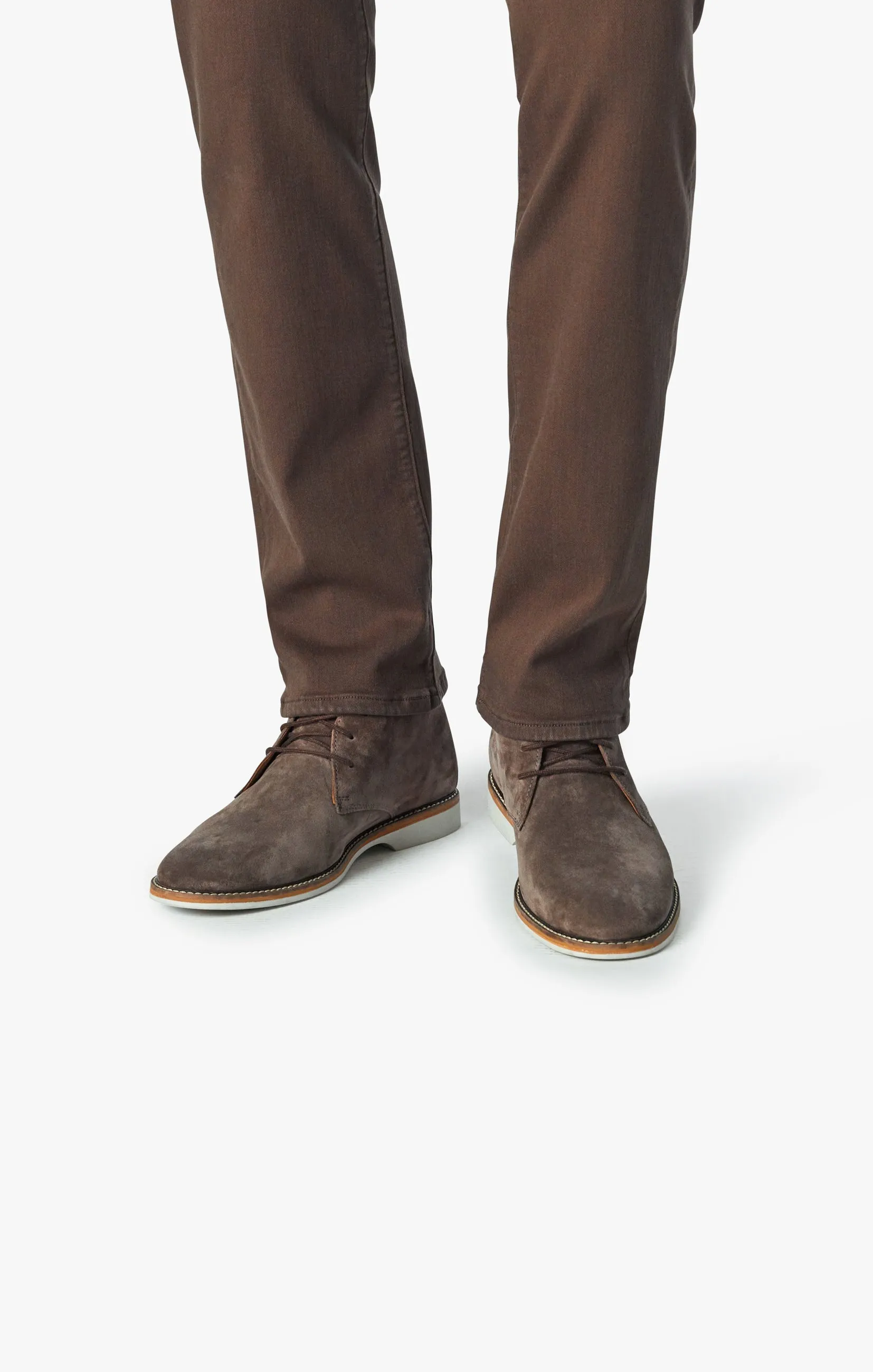 Cool Mid-Rise Tapered Leg Pants In Cafe Comfort