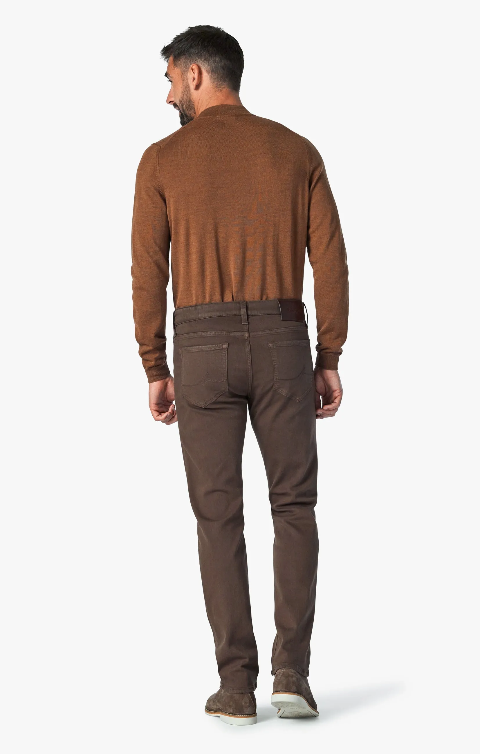 Cool Mid-Rise Tapered Leg Pants In Cafe Comfort