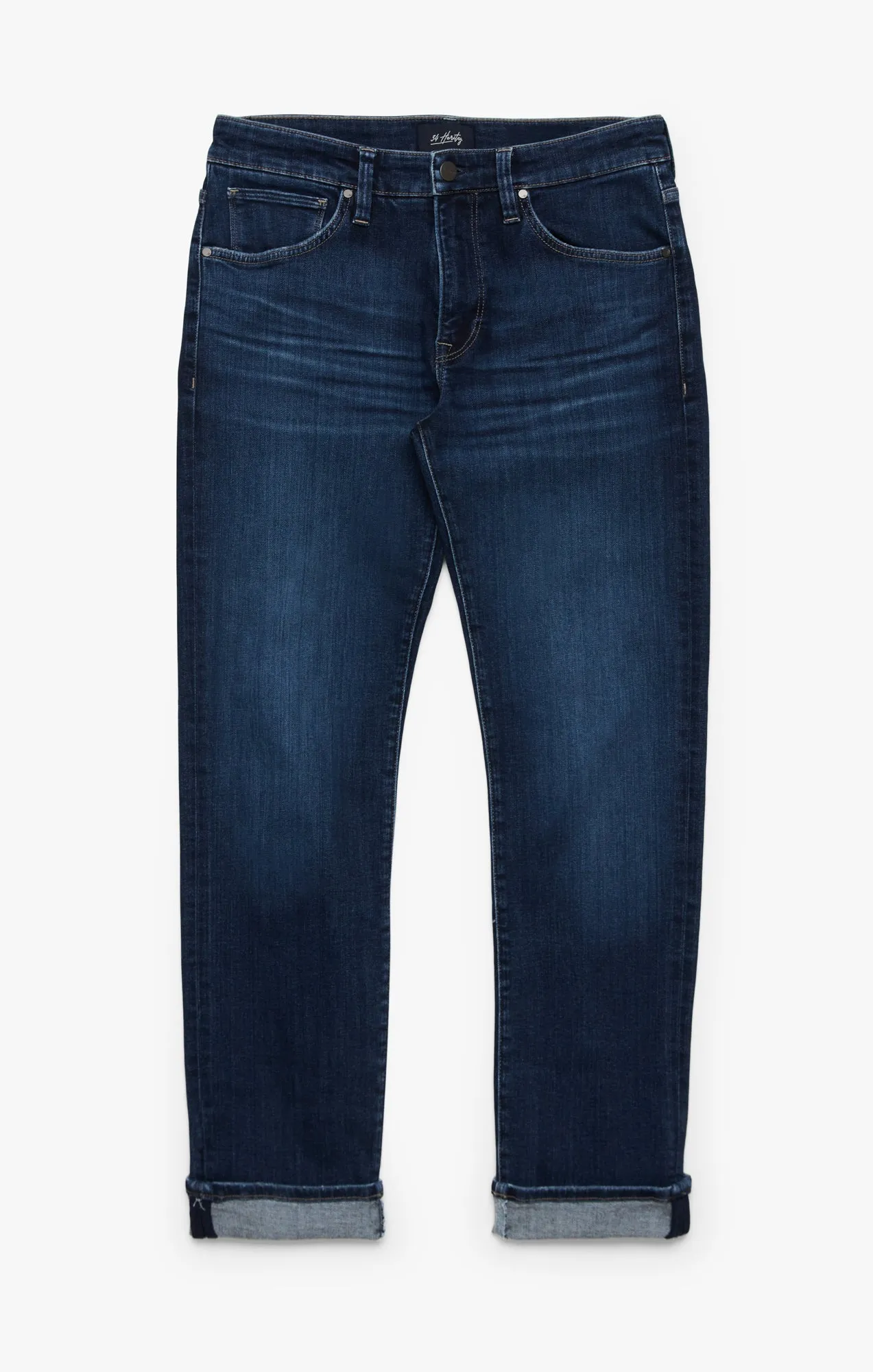 Cool Tapered Leg Jeans In Dark Brushed Organic