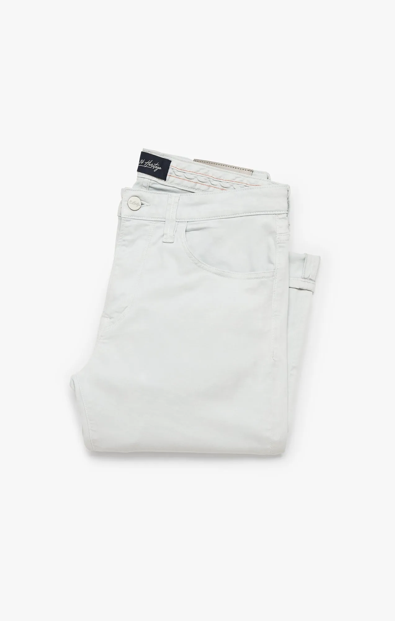 Cool Tapered Leg Pants In Pearl Twill