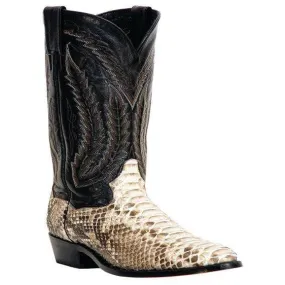 Dan Post Men's Natural Genuine Python (DP3036) Western Style Cowboy Boots