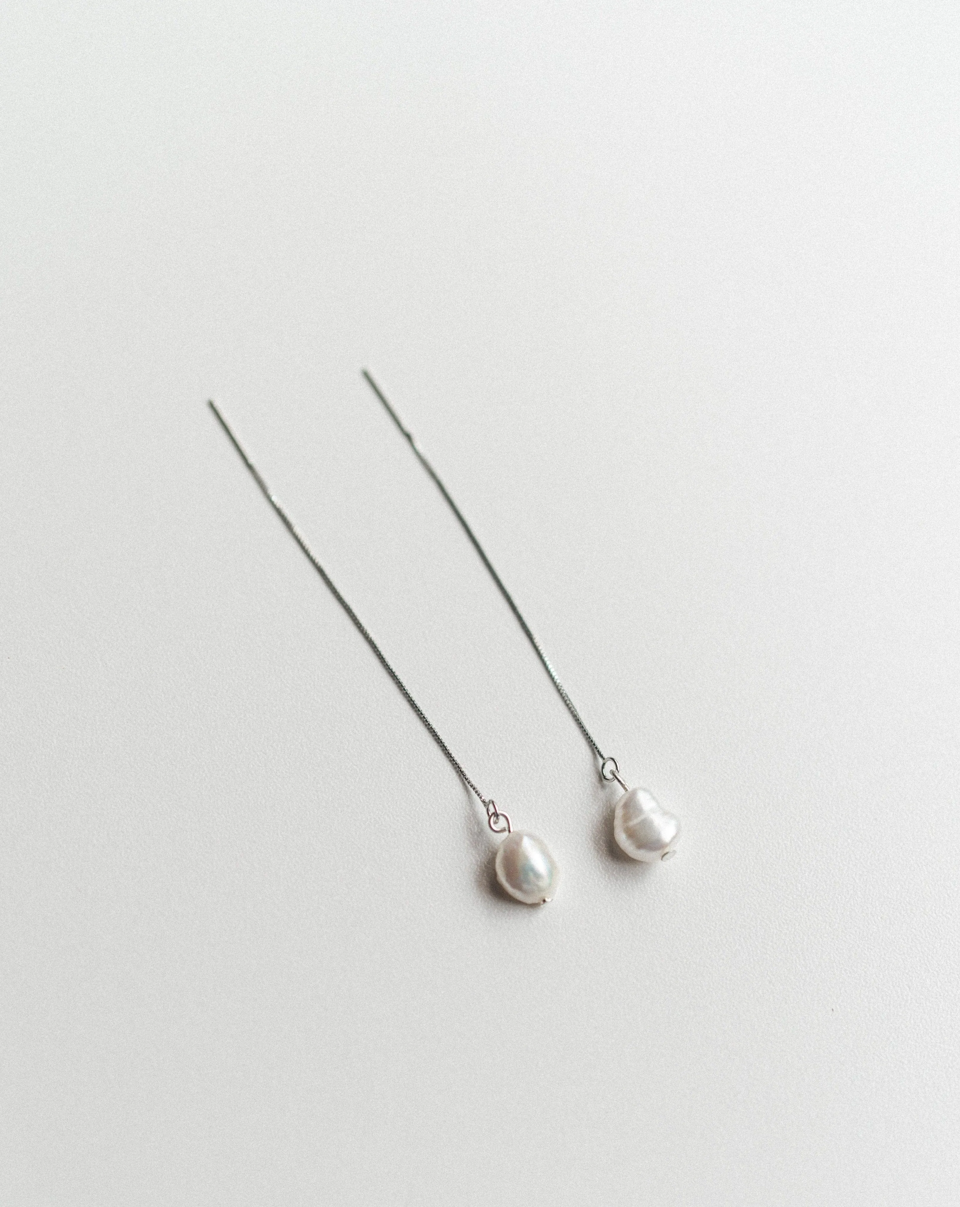 Elisse Pearl Ear Threaders