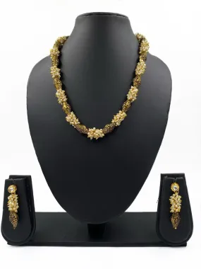 Fancy Handcrafted Antique Pearl Beads Necklace By Gehna Shop