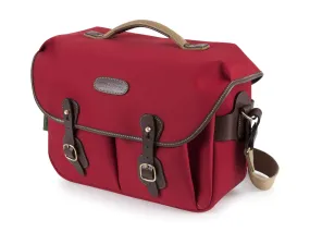 Hadley One Camera/Laptop Bag - Burgundy Canvas / Chocolate Leather