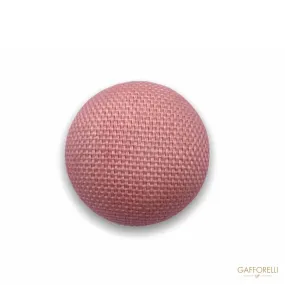 Half Ball Button Covered in Fabric 1431 - Gafforelli Srl