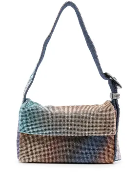 IRIDESCENT RHINESTONE EMBELLISHED BAG