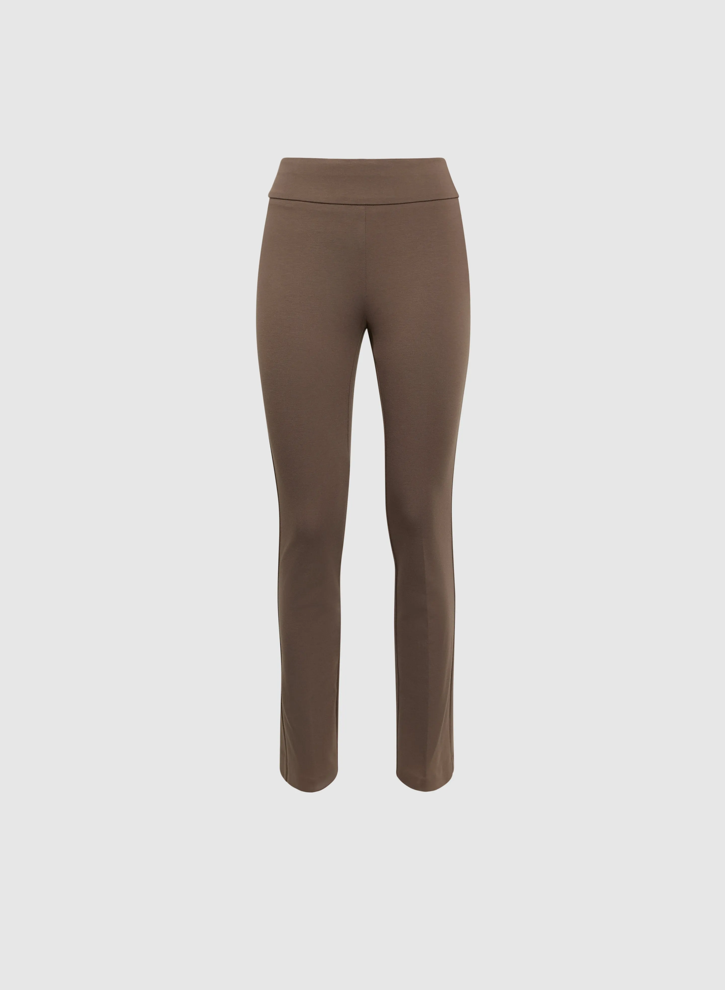 Madison Pull-On Straight-Leg Pants