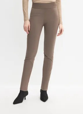 Madison Pull-On Straight-Leg Pants