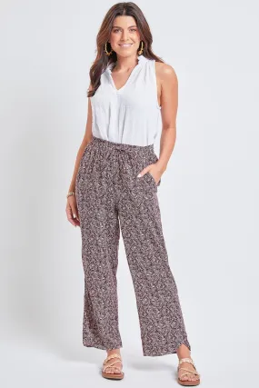 Women's Pull-On Stove Pipe Pant With Tulip Hem Detail