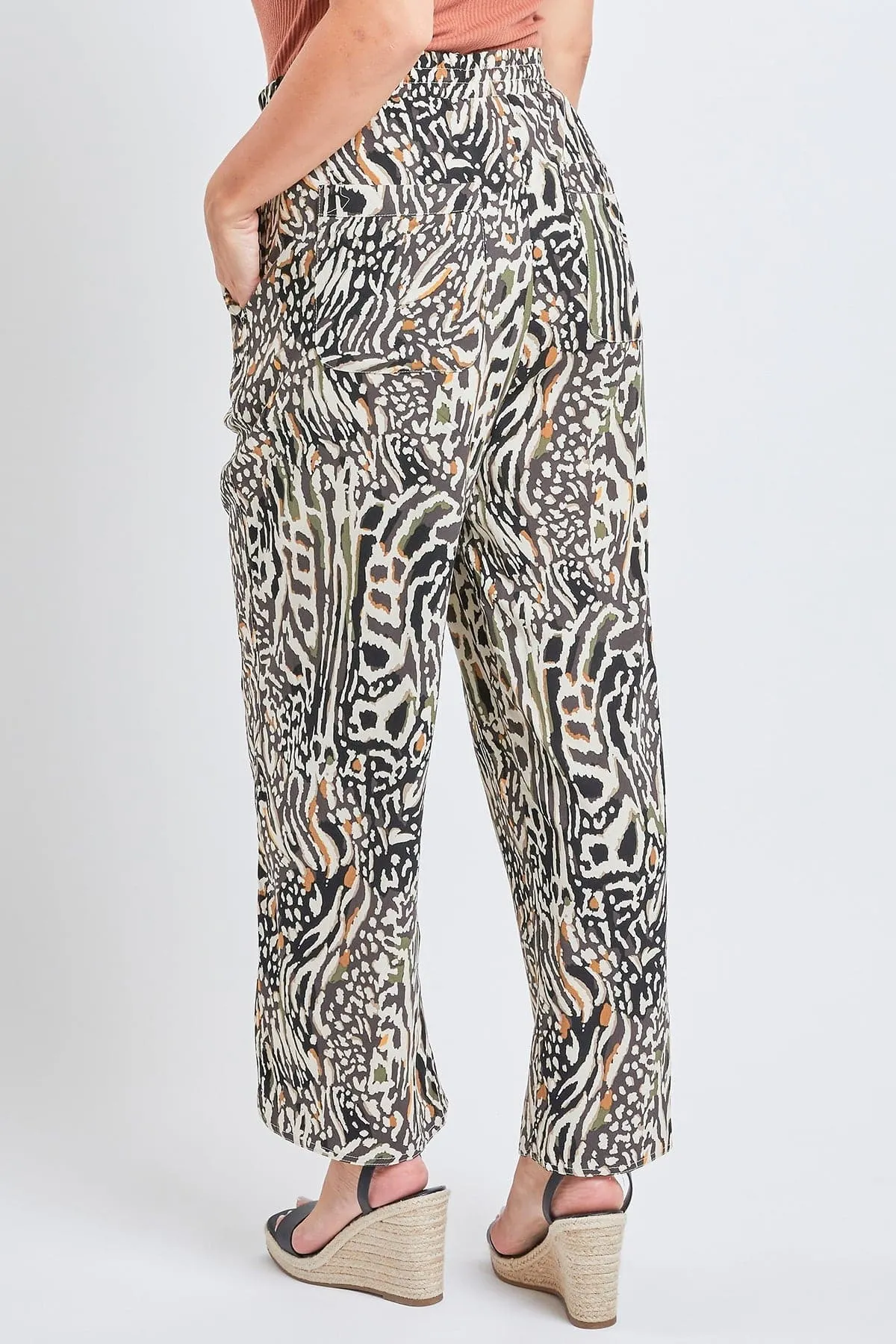 Women's Pull-On Stove Pipe Pant With Tulip Hem Detail