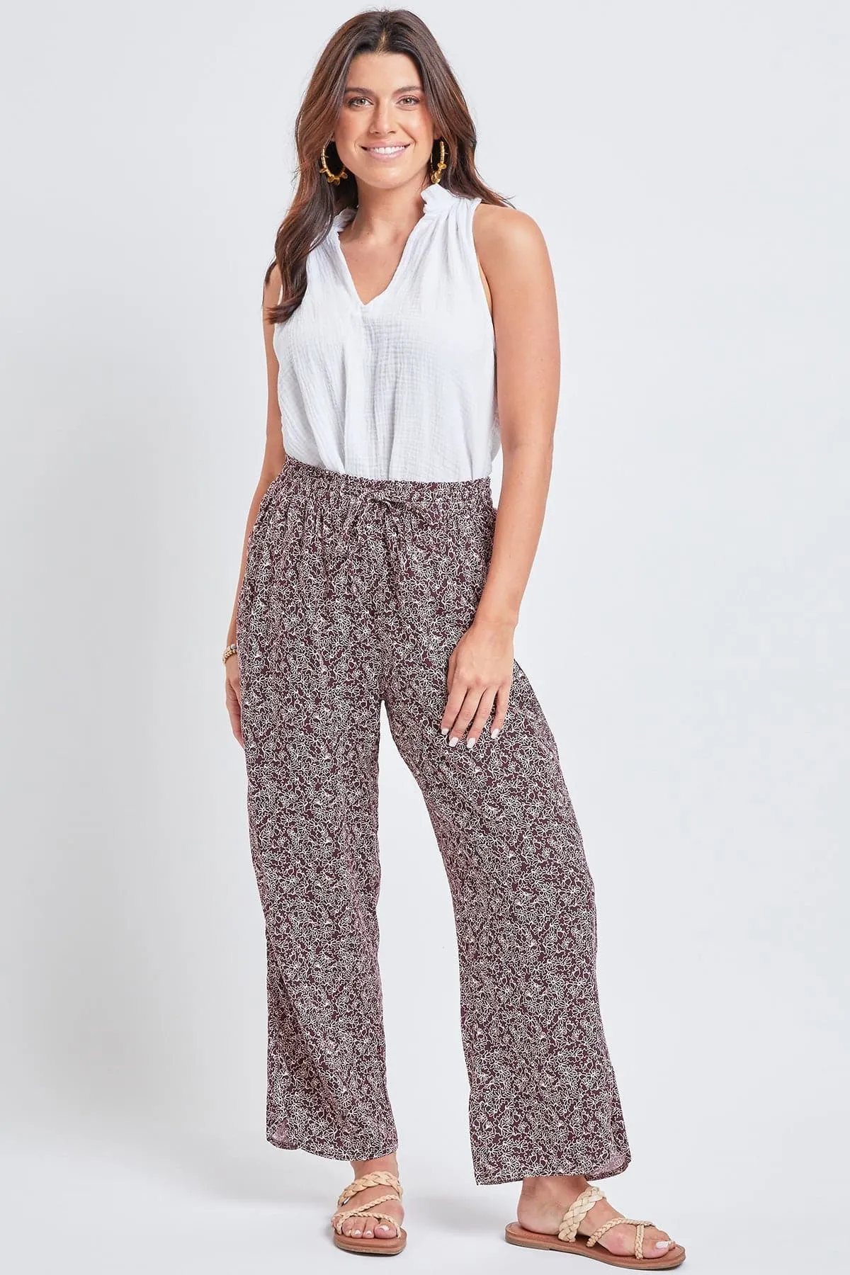 Women's Pull-On Stove Pipe Pant With Tulip Hem Detail